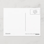 Salutations de la carte postale (Dos)