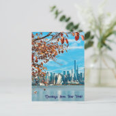 Salutations de la carte postale Automne New York (Debout devant)