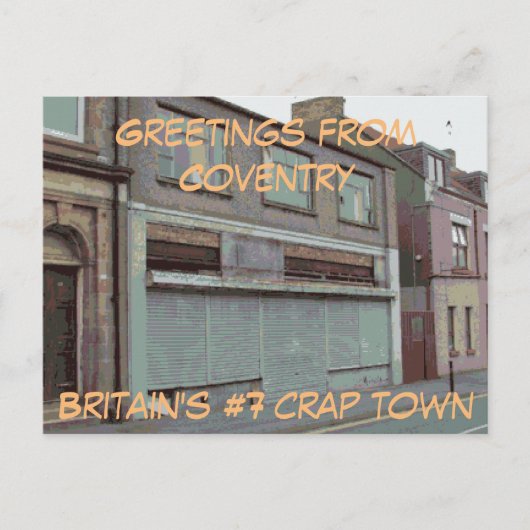 Salutations de la carte postale Coventry (Devant)