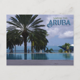 Salutations de la carte postale Croisière Aruba