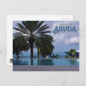 Salutations de la carte postale Croisière Aruba (Devant / Derrière)
