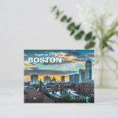 Salutations de la carte postale de la skyline de B (Debout devant)