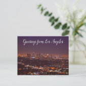 Salutations de la carte postale de Los Angeles (Debout devant)
