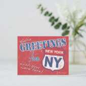 Salutations de la carte postale de New York (Debout devant)