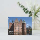 Salutations de la carte postale du château du Dane (Debout devant)