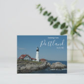 Salutations de la carte postale du phare de Portla (Debout devant)