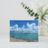 Salutations de la carte postale Florida Keys (Debout devant)