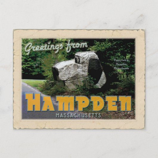 Salutations de la carte postale Hampden (Devant)