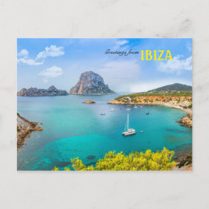 Salutations de la carte postale Ibiza
