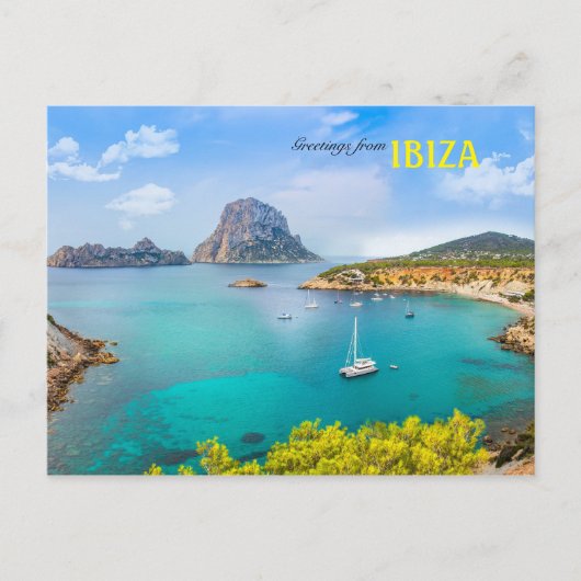 Salutations de la carte postale Ibiza (Devant)