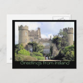 Salutations de la carte postale irlandaise (Devant / Derrière)