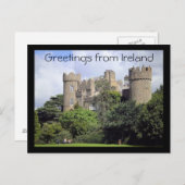 Salutations de la carte postale irlandaise (Devant / Derrière)