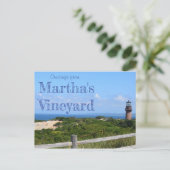 Salutations de la carte postale Martha's Vineyard (Debout devant)