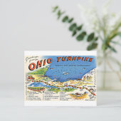 Salutations de la carte postale Ohio Turnpike (Debout devant)