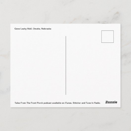 Salutations De La Carte Postale Omaha Tales (Dos)