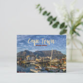 Salutations de la carte postale panoramique du Cap (Debout devant)