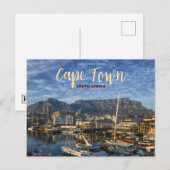 Salutations de la carte postale panoramique du Cap (Devant / Derrière)
