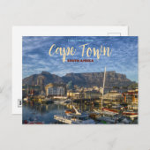 Salutations de la carte postale Pittoresque du Cap (Devant / Derrière)