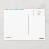 Salutations de la carte postale Sicile (Dos)