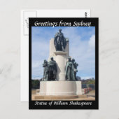 Salutations de la carte postale Sydney (Devant / Derrière)