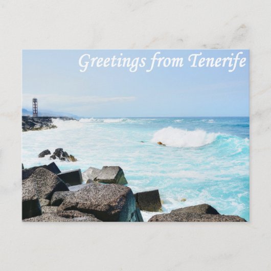 Salutations de la carte postale Tenerife (Devant)