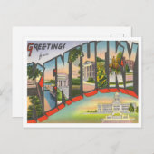 Salutations de la carte postale Vintage voyage du  (Devant / Derrière)