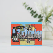 Salutations de la carte postale Vintage voyage du  (Debout devant)