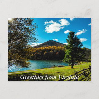 Salutations de la carte postale Virginia