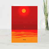 Salutations de la plage ! Carte (Dos)