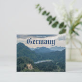 Salutations de l'Allemagne Hohenschwangau Carte Po (Debout devant)