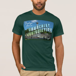 Salutations de l'Anarchiste Seattle! T-shirt