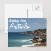 Salutations de l'Australie Carte postale (Devant / Derrière)