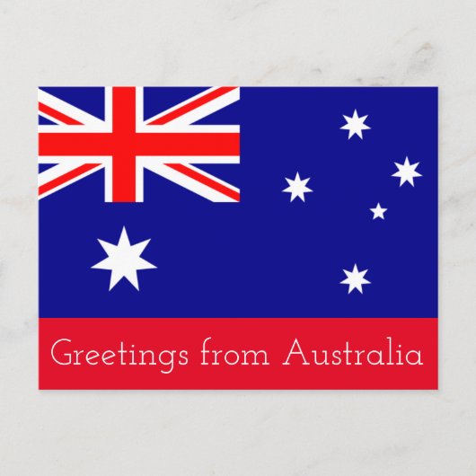 Salutations de l'Australie — carte postale (Devant)