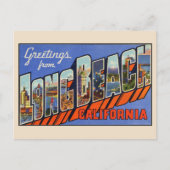 Salutations de Long Beach - Carte postale grand fo (Devant)