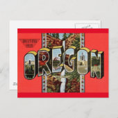 Salutations de l'Oregon  Carte postale (Devant / Derrière)