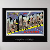 Salutations de Los Angeles California Poster (Devant)