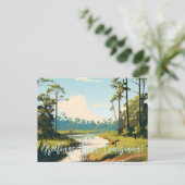 Salutations De Louisiane | Carte postale Bayou (Debout devant)