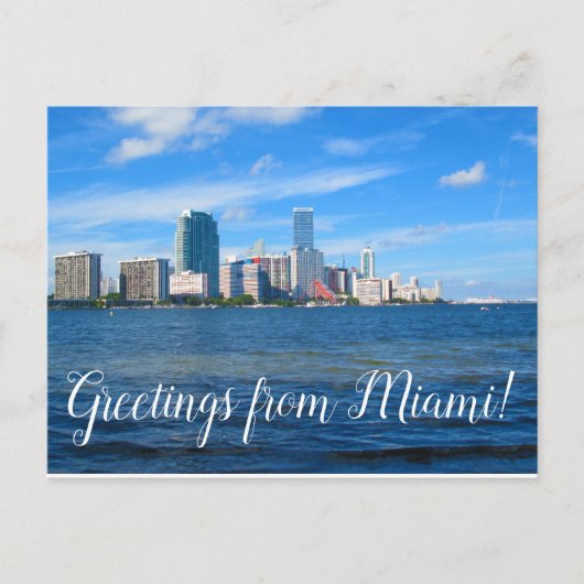 Salutations de Miami Floride Carte postale (Devant)
