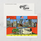 Salutations de Montgomery, AL Carte postale (Devant / Derrière)