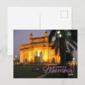 Salutations de Mumbai Inde Carte postale (Devant / Derrière)