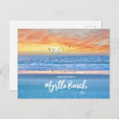 Salutations de Myrtle Beach, carte postale Pittore (Devant / Derrière)