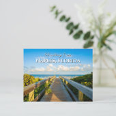 Salutations de Naples Floride Carte postale de pla (Debout devant)