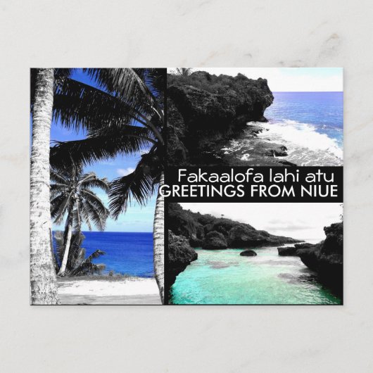 Salutations de Niue - Carte postale (Devant)