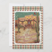 Salutations de Noël de la Carte de vacances du Nou (Devant)