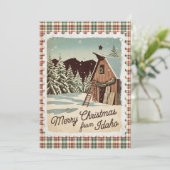 Salutations de Noël de la carte de vacances Idaho (Debout devant)