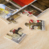 Salutations de Noël de maman et papa Jigsaw Puzzle (Côté)