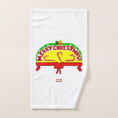 Salutations de Noël Ensemble de serviettes de sall (Serviette à main)