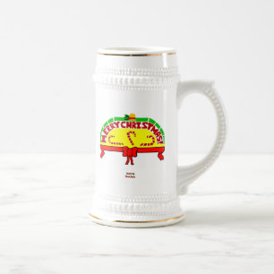 Salutations de Noël Stein Mug