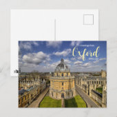 Salutations de Oxford Angleterre Carte postale de (Devant / Derrière)