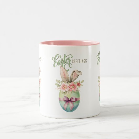Salutations de Pâques Café Mug (Centre)